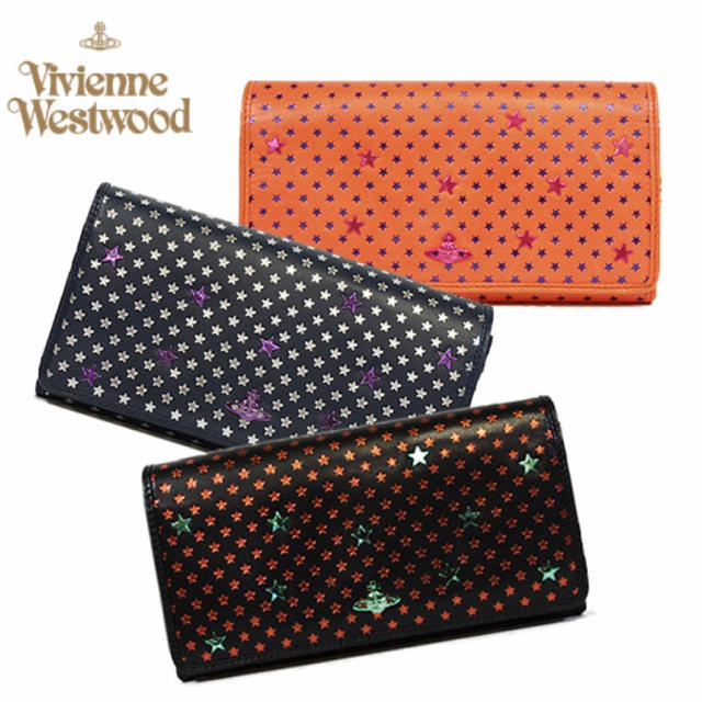 Vivienne Westwood(ヴィヴィアンウエストウッド)のvivienne 星スタッズ長財布 レディースのファッション小物(財布)の商品写真