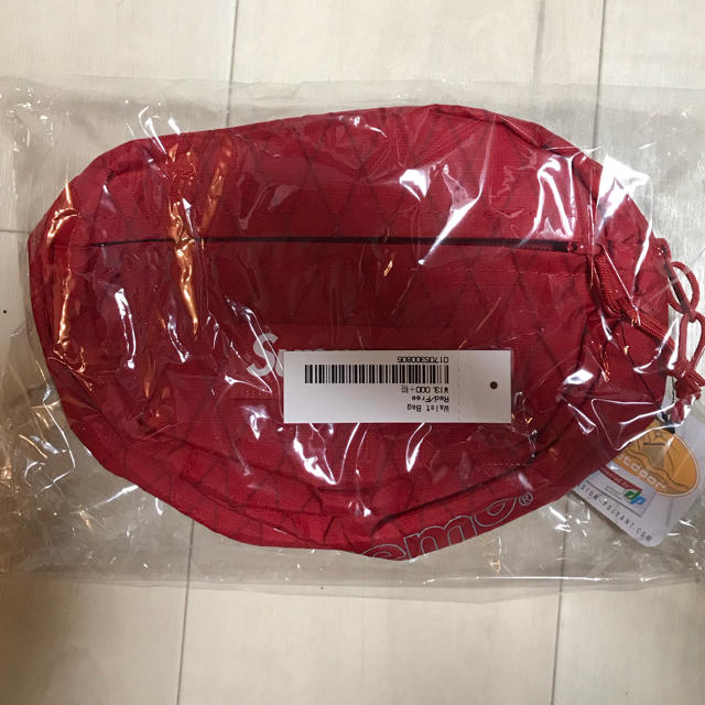 新品 waist bag 赤 レッド