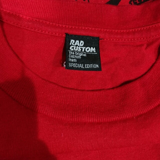 RAD CUSTOM(ラッドカスタム)のRAD CUSTOM ロンＴ 長袖 Ｔシャツ 赤 120 キッズ/ベビー/マタニティのキッズ服男の子用(90cm~)(Tシャツ/カットソー)の商品写真