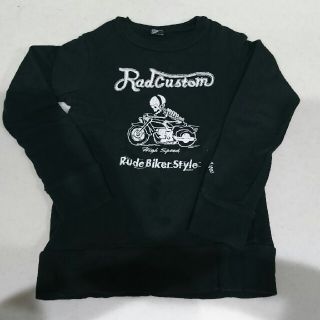 ラッドカスタム(RAD CUSTOM)のRAD CUSTOM トレーナー 黒 120 男の子 刺繍 長袖 トップス(Tシャツ/カットソー)