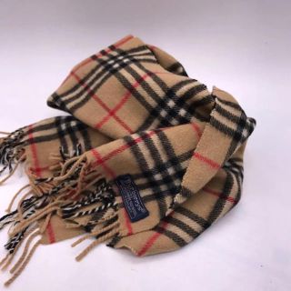 バーバリー(BURBERRY)のBURBERRY カシミヤ混ノバチェックマフラー男女兼用(マフラー/ショール)