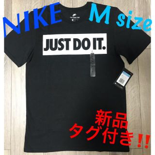 ナイキ(NIKE)のナイキ新品タグ付き★JUST DO ITロゴTシャツ★M 半袖 セール価格‼︎(Tシャツ/カットソー(半袖/袖なし))