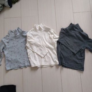 ユニクロ(UNIQLO)のUNIQLOタートルネック　3点セット(Ｔシャツ)