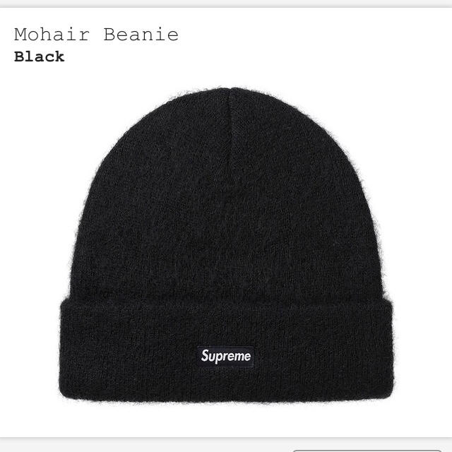 【新品未使用】supreme mohair beanie