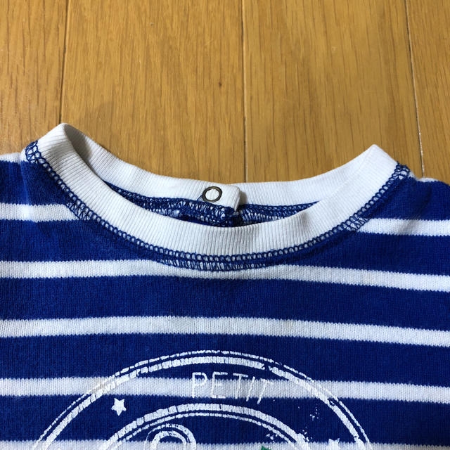 PETIT BATEAU(プチバトー)のプチバトー 長袖 12m74cm キッズ/ベビー/マタニティのベビー服(~85cm)(シャツ/カットソー)の商品写真