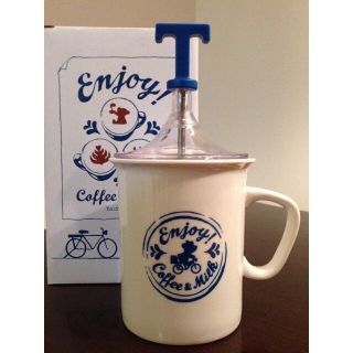 タリーズコーヒー(TULLY'S COFFEE)の【めい様専用】TULLY'S♡︎ミルクフォーマー ブルー(コーヒーメーカー)