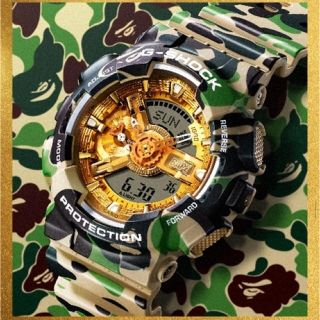 アベイシングエイプ(A BATHING APE)の早い者勝ち A BATHING APE G-SHOCK GA-110 未開封(腕時計(デジタル))