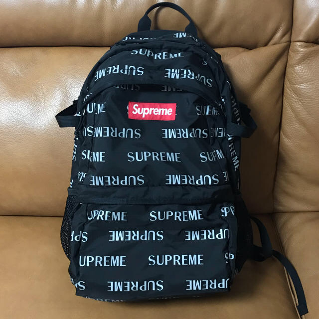 supreme 16aw Reflective Repeat Backpack