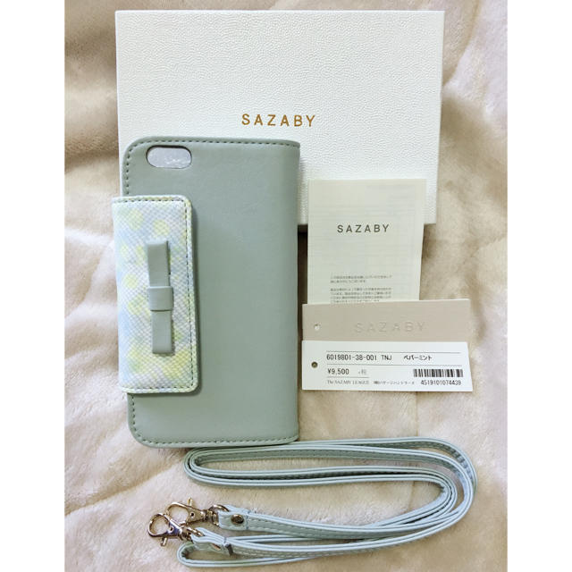 SAZABY(サザビー)の【極美品】SAZABY iPhoneケース カバー 6/6s用 カード入れ付き スマホ/家電/カメラのスマホアクセサリー(モバイルケース/カバー)の商品写真