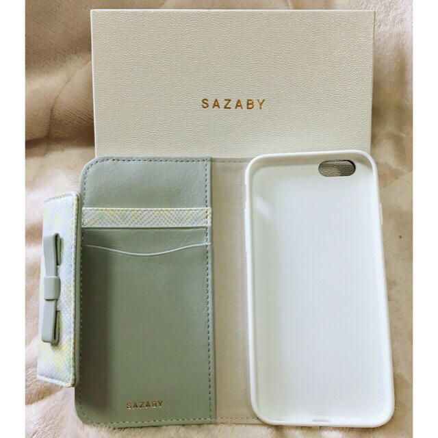 SAZABY(サザビー)の【極美品】SAZABY iPhoneケース カバー 6/6s用 カード入れ付き スマホ/家電/カメラのスマホアクセサリー(モバイルケース/カバー)の商品写真