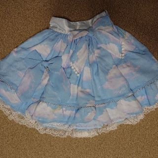 アンジェリックプリティー(Angelic Pretty)のAngelic Pretty Misty Sky スカート＆リボンクリップ(ひざ丈スカート)