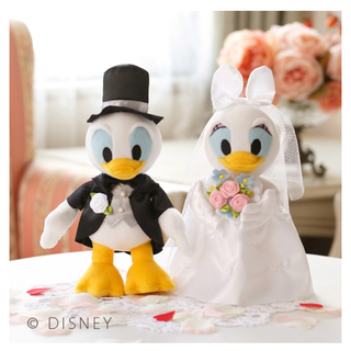 ディズニー(Disney)のドナルド&ディジー 結婚式ウェルカムドール(ぬいぐるみ)