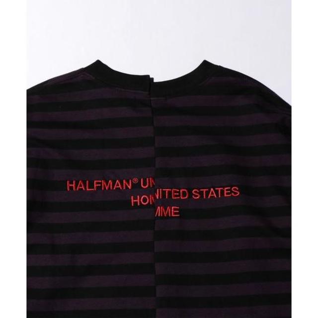 HALFMAN(ハーフマン)の【名作】HALFMAN　STRIPE LOOSE LS/ TEE　"サイズXL" メンズのトップス(Tシャツ/カットソー(七分/長袖))の商品写真