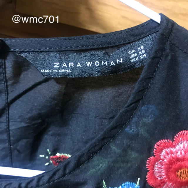 ZARA(ザラ)のZARA❤︎ヴィンテージ花柄刺繍Aラインワンピース レディースのワンピース(ミニワンピース)の商品写真