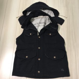 バーバリーブラックレーベル(BURBERRY BLACK LABEL)のBURBERRY BLACK LABEL フード付きベスト(ベスト)