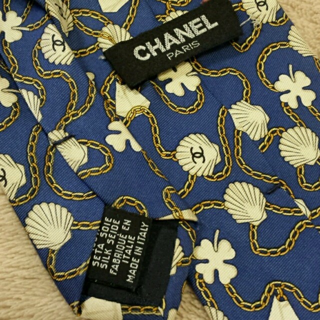 CHANEL(シャネル)のシャネル ネクタイ ハンドメイドなどに♥ レディースのファッション小物(ネクタイ)の商品写真