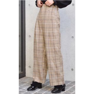 ダブルクローゼット(w closet)の美品！グレンチェックパンツ(カジュアルパンツ)