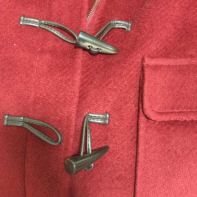 PAGEBOY(ページボーイ)のPAGE BOY レディースコート Ｌ 赤 レディースのジャケット/アウター(ダッフルコート)の商品写真