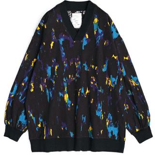 シャリーフ(SHAREEF)のSHAREEF PAINT PT L/S V-NECK PULL-OVER(Tシャツ/カットソー(七分/長袖))