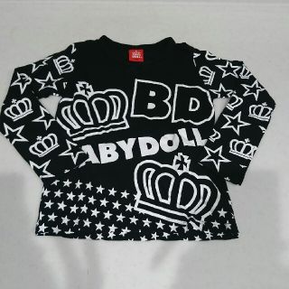 ベビードール(BABYDOLL)のBABY DOLL 美品 ロンＴ 110 長袖 ブラック(Tシャツ/カットソー)