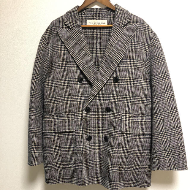 豪華ラッピング無料 THE Shinzone グレンチェック WOOLジャケット