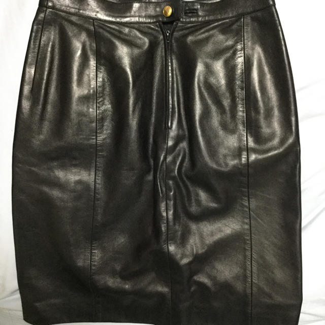 Gucci(グッチ)のGUCCI レザーのタイトスカート レディースのスカート(ひざ丈スカート)の商品写真