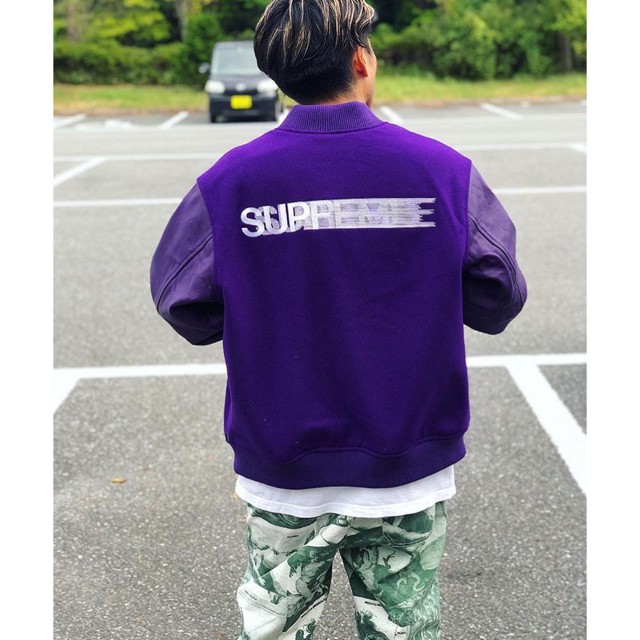 Supreme - 最安【 Supreme 】Motion Logo Varsity Jacket