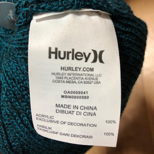 Hurley(ハーレー)のHurley ハーレー ニット帽 ビーニー   メンズの帽子(キャップ)の商品写真