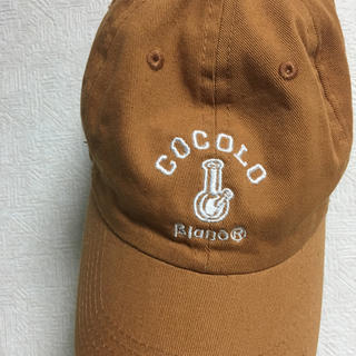 ココロブランド(COCOLOBLAND)のCOCOLOBLAND ブラウンキャップ帽子(キャップ)