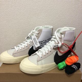 ナイキ(NIKE)の【Jason様専用】 off-white x Nike blazer MID (スニーカー)