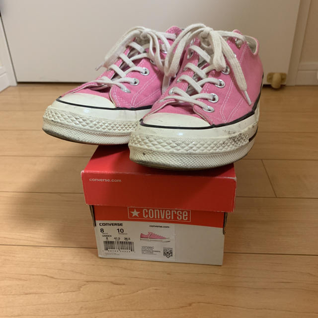 CONVERSE(コンバース)のコンバース チャックテイラー ファーストストリング CT70 ピンク ローズ メンズの靴/シューズ(スニーカー)の商品写真
