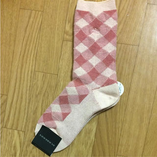 バーバリー(BURBERRY)の靴下 バーバリー 新品 ピンク(ソックス)