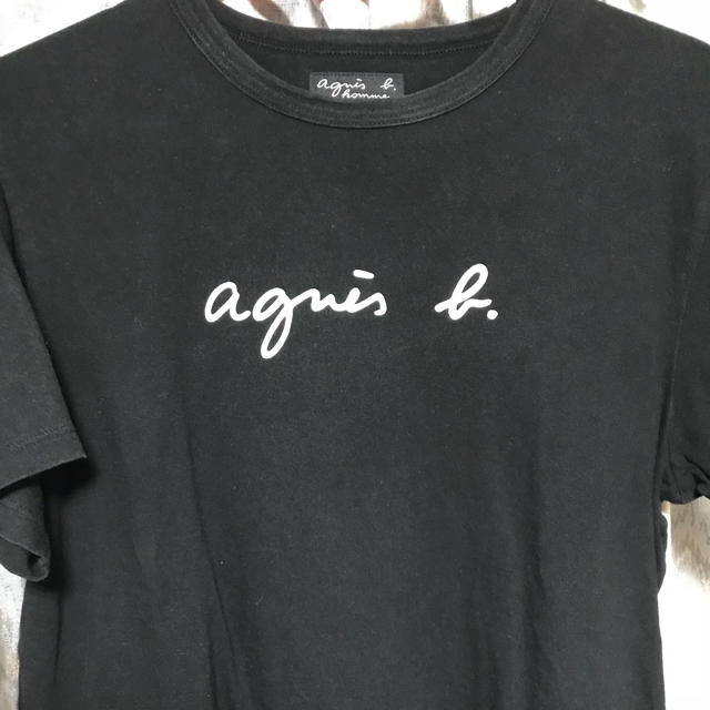 agnes b.(アニエスベー)のアニエスベー ブラック Tシャツ T2 メンズのトップス(Tシャツ/カットソー(半袖/袖なし))の商品写真