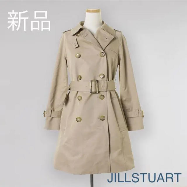 JILLSTUART(ジルスチュアート)の新品未使用 ❁ JILLSTUART 上質ツイルのトレンチコート レディースのジャケット/アウター(トレンチコート)の商品写真