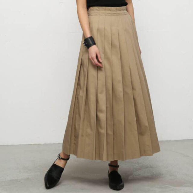 TODAYFUL(トゥデイフル)のRIM ARK チノプリーツロングスカート レディースのスカート(ロングスカート)の商品写真