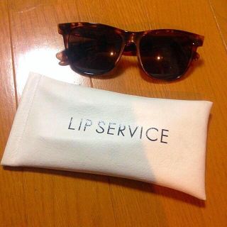 リップサービス(LIP SERVICE)のべっこうサングラス(サングラス/メガネ)