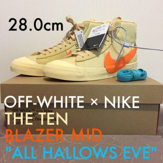 ナイキ(NIKE)の【新品送料込】OFF-WHITE×NIKE THE TEN BLAZER MID(スニーカー)