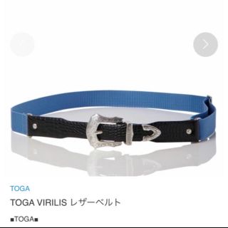 トーガ(TOGA)のTOGAベルト(青)(ベルト)