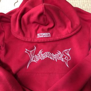 バレンシアガ(Balenciaga)のvetements hoodie 韓国限定 XS(パーカー)