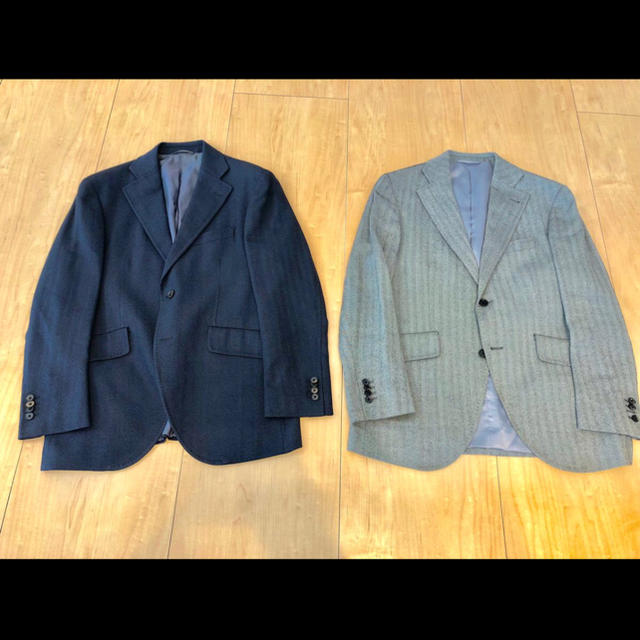 THE SUIT COMPANY(スーツカンパニー)のSUIT COMPANYウールジャケット2点セット スーツカンパニー 170 メンズのスーツ(セットアップ)の商品写真