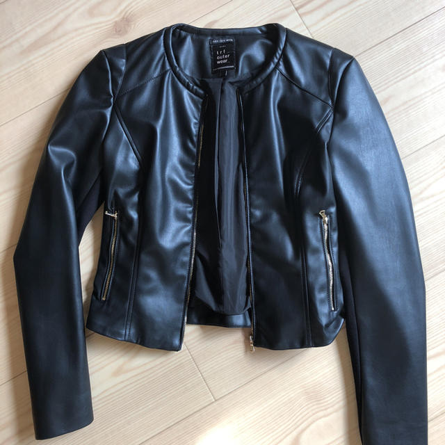 ZARA(ザラ)のZARA ライダースジャケット レディースのジャケット/アウター(ライダースジャケット)の商品写真