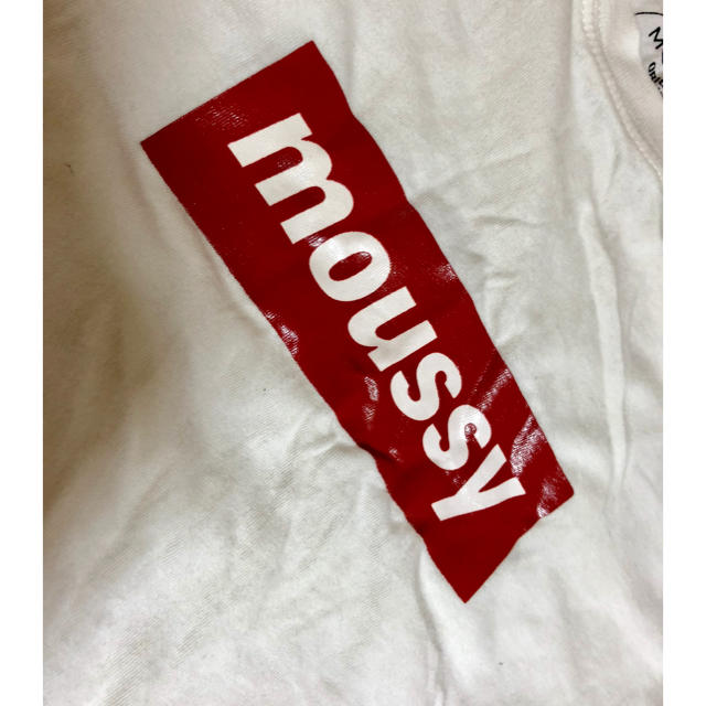 moussy(マウジー)のmoussy ロゴTシャツ 長袖 レディースのトップス(Tシャツ(長袖/七分))の商品写真