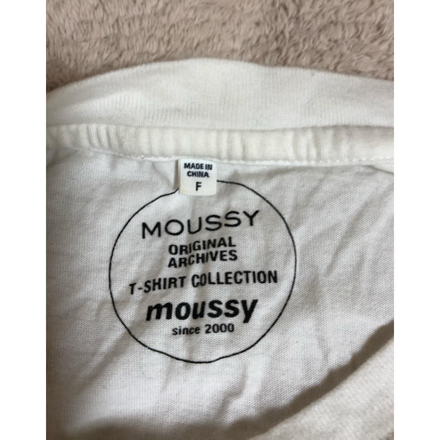 moussy(マウジー)のmoussy ロゴTシャツ 長袖 レディースのトップス(Tシャツ(長袖/七分))の商品写真