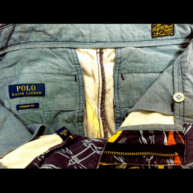 POLO RALPH LAUREN(ポロラルフローレン)のラルフローレンショートパンツ サーフ ブルーヨット サイズ28 POLO RRL メンズのパンツ(ショートパンツ)の商品写真