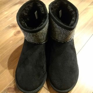 ハリスツイード(Harris Tweed)のHARRIS TWEED ムートンブーツ(ブーツ)