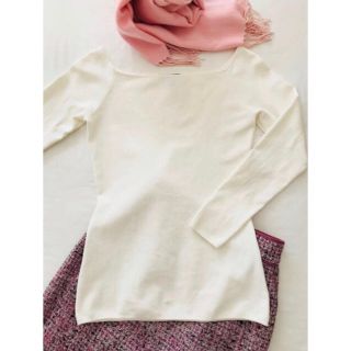 ザラ(ZARA)のスクエアネック ニット カットソー ♥︎H&M♥︎  (カットソー(長袖/七分))