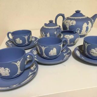 ウェッジウッド(WEDGWOOD)のWedge woodウェッジウッドアンティークカップソーサーフルセット(食器)