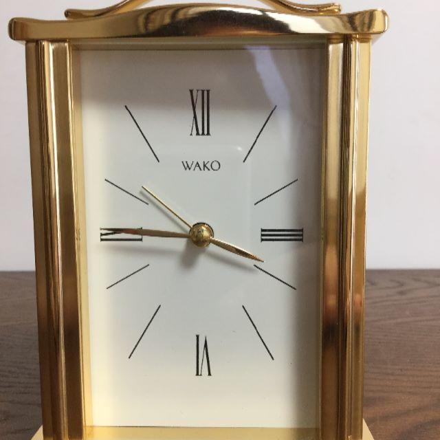 和光 WAKO 置時計 クロック SHK003Gの通販 by わん太郎's shop 和光 WAKO 置時計 クロック SHK003Gの通販 by わん太郎's shop