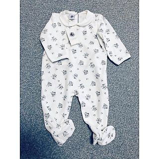 プチバトー(PETIT BATEAU)の◆新品◆プチバトー カバーオール 12m ホワイト 白(カバーオール)