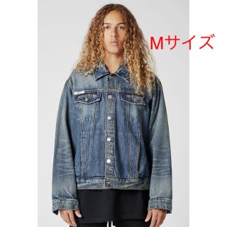 FEAR OF GOD - FOG ESSENTIALS DENIM trucker jacket Mサイズの通販 by ...